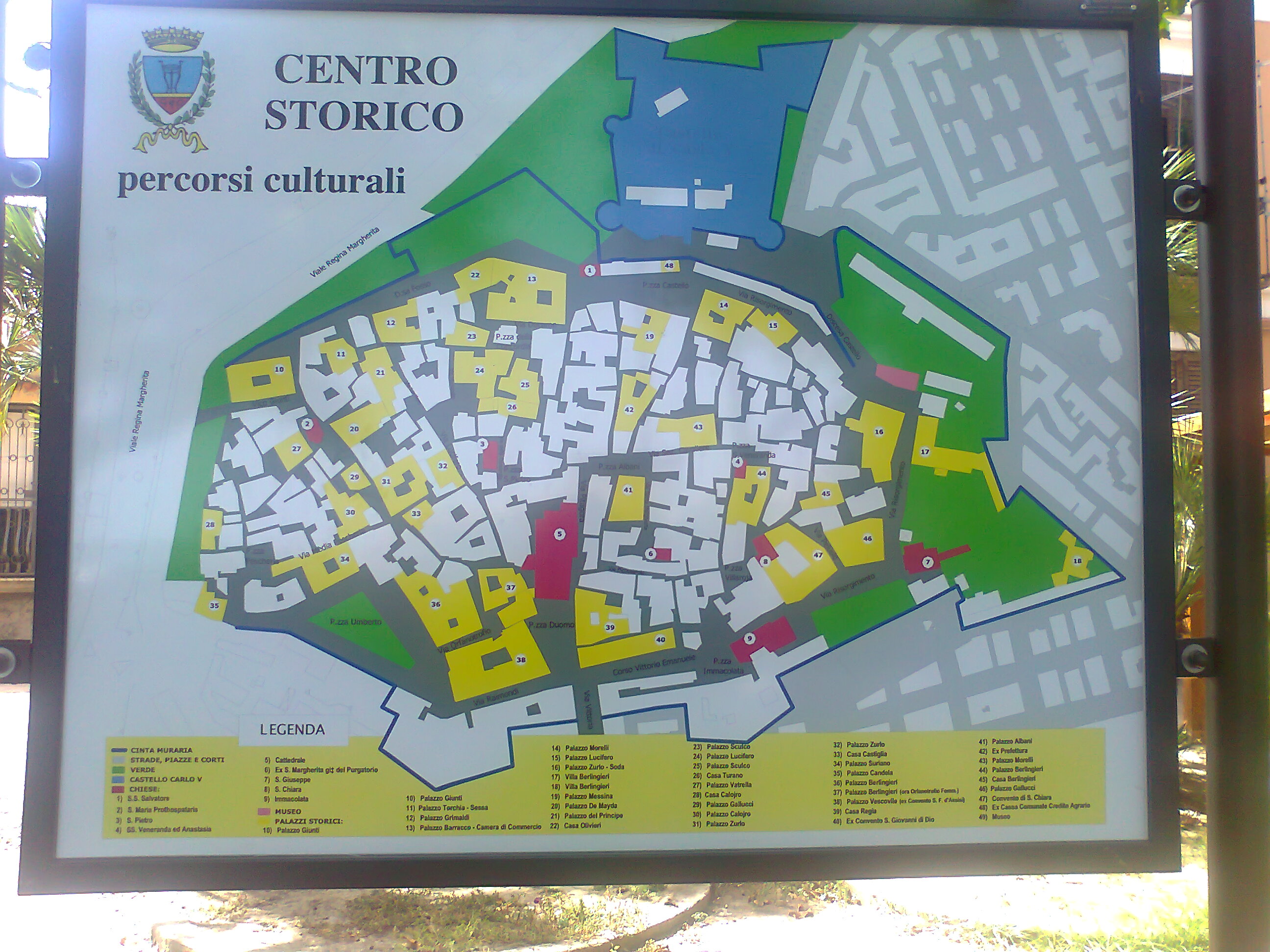 Cartello Centro Storico Crotone
